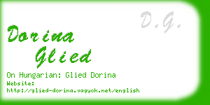 dorina glied business card